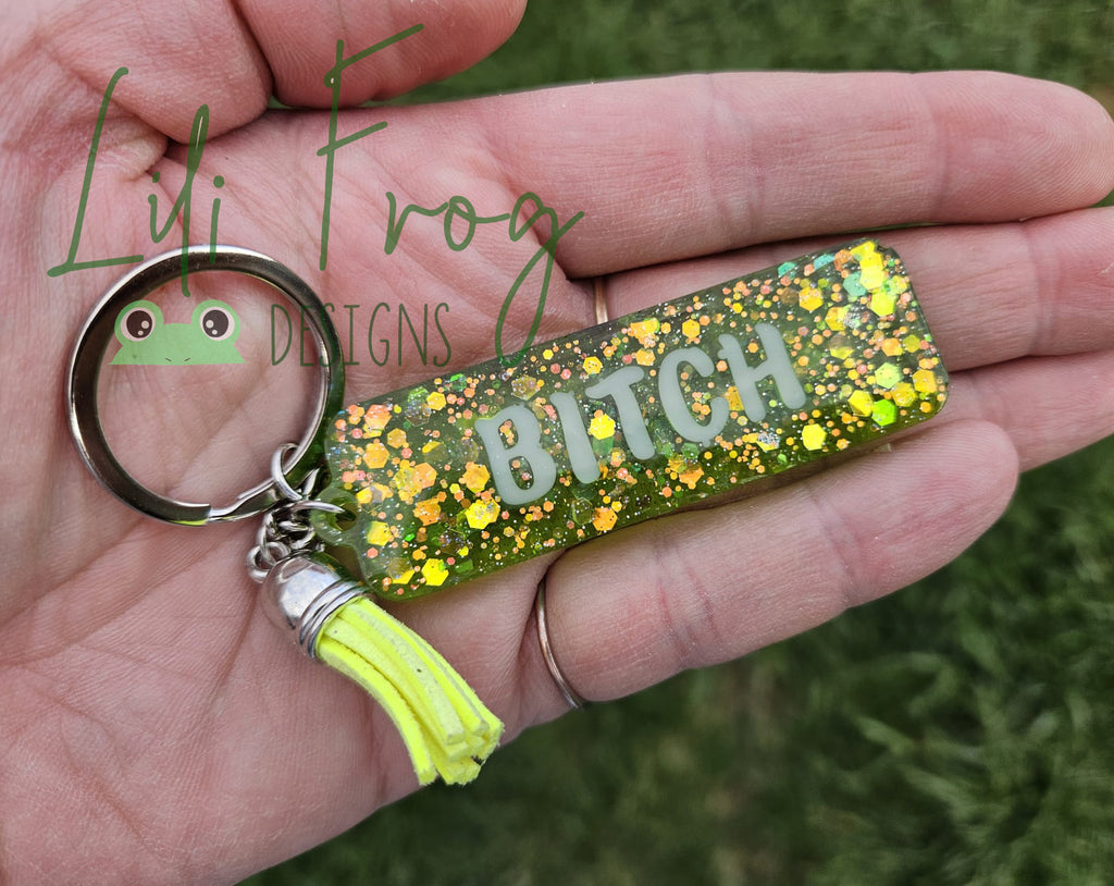Swear Word Keyring - Keychain - Adult Humour - Explicit - Gifts - Rude Gifts